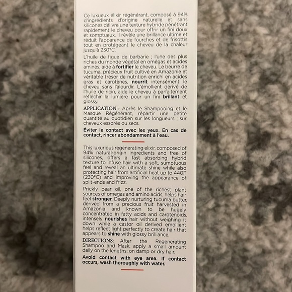 Christophe Robin Regenerating Serum for Hair w/Prickly Pear Oil 50 ml NIB - Picture 2 of 2